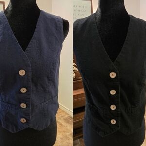 SET OF TWO Women's Button-Up Vests